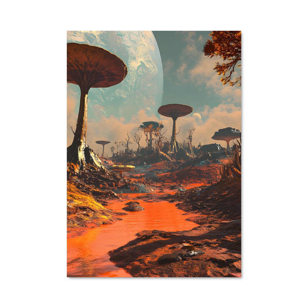 Poster Mondes extraterrestres captivants et mystérieux